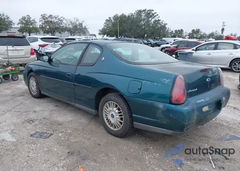 2000 Chevrolet Monte Carlo Ls из США, поврежденный, VIN 2G1WW12E1Y9165542
